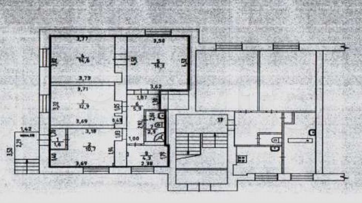 Свободного назначения, 68.5 м²
