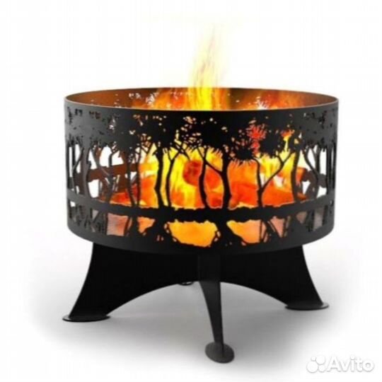 Кострище стальная 70см