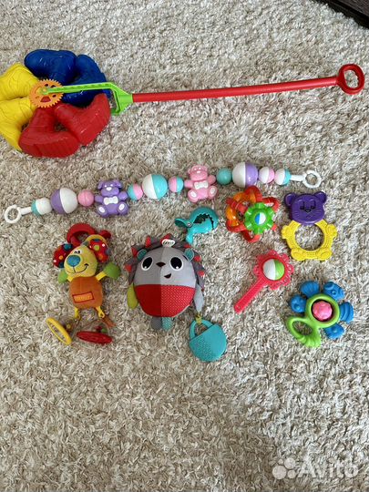 Игрушки погремушки пакетом