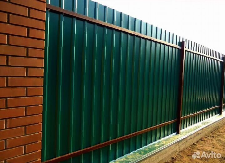 Забор из профнастила