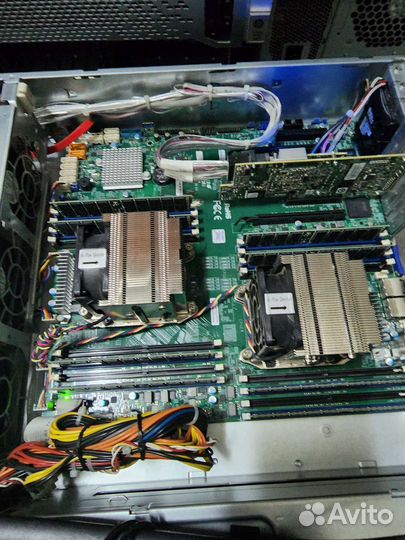 Сервер Supermicro(e5 2650v4*2,128gb ddr4,1tb*2)