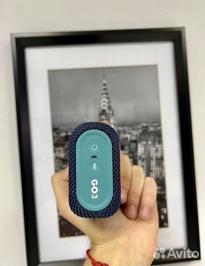 Jbl go 3 синяя