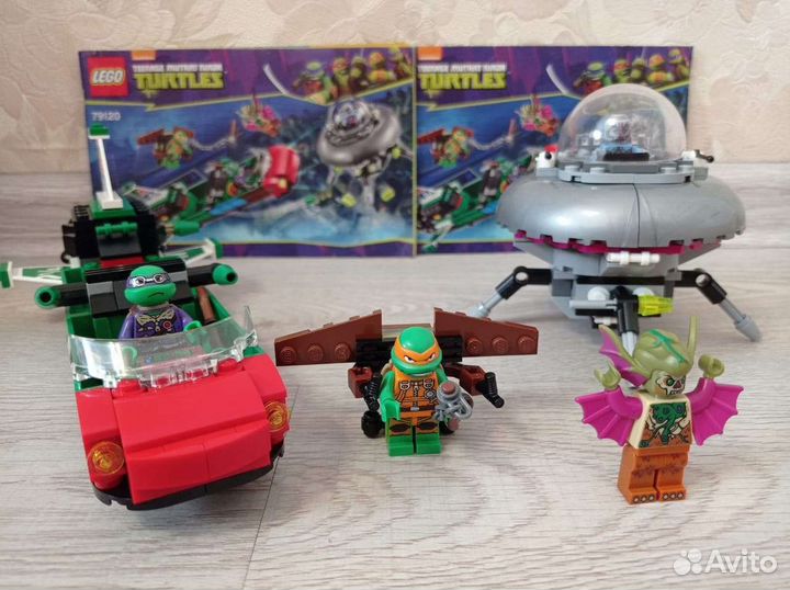 Лего черепашки ниндзя 79120 и 79103