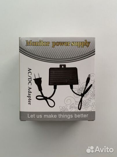 Блок питания для камер видеонаблюдения 12V 2A