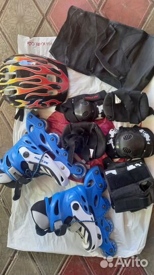 Роликовые коньки 35 38 детские