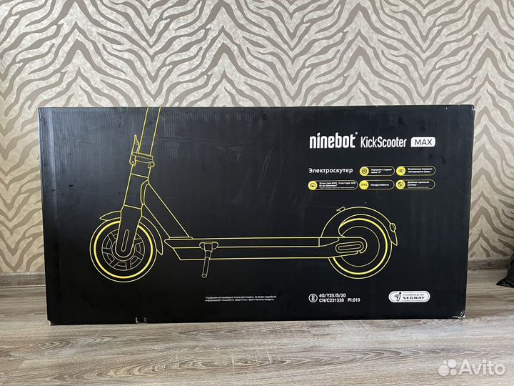Коробка от самоката ninebot max g30p