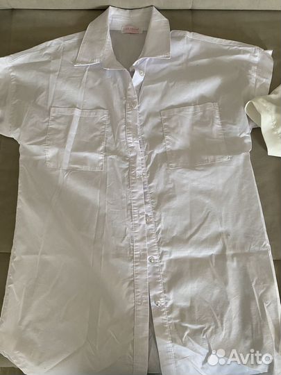 Рубашки белые д/дев для школы