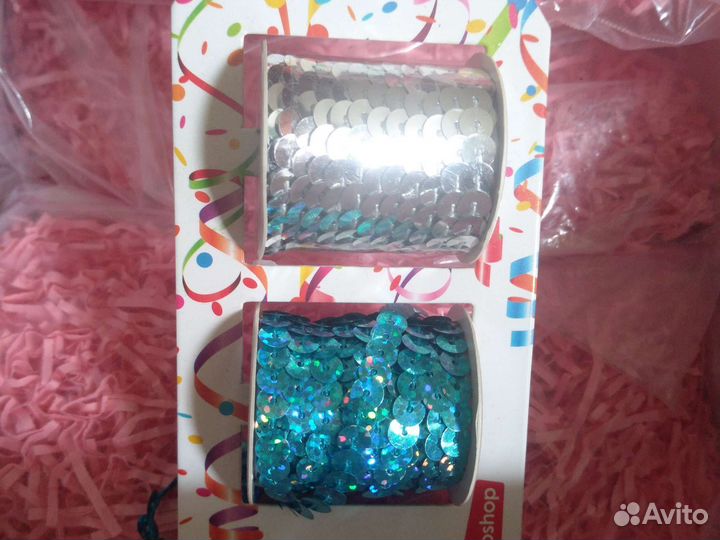 Пайетки.Лента для декорирования с пайетками