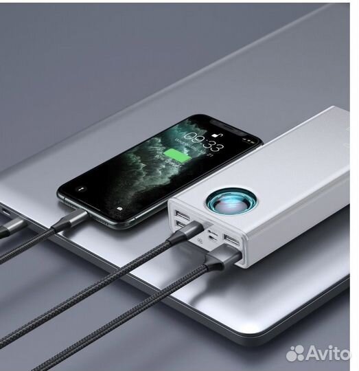 65W Очень мощный Power Bank Baseus 30000mAh