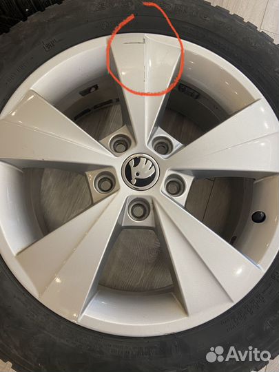 Оригинальные диски Skoda velorum r 16, в сборе