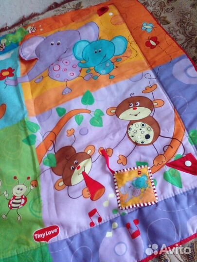 Покрывало для грудничков с шуршалками