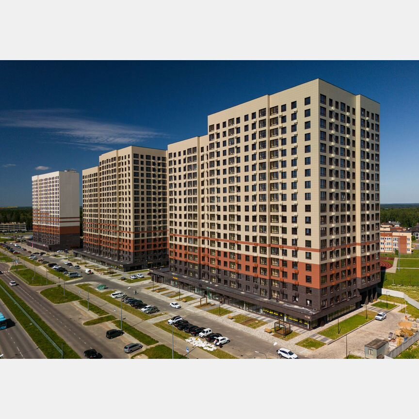 2-к. квартира, 64,3 м², 12/19 эт.