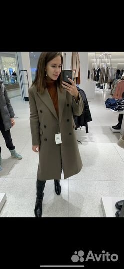 Пальто женское zara м