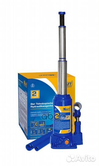 Домкрат телескопический (2 т) (165-410 мм) 