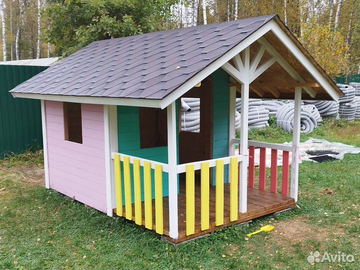 Детский игровой комплекс с домиком