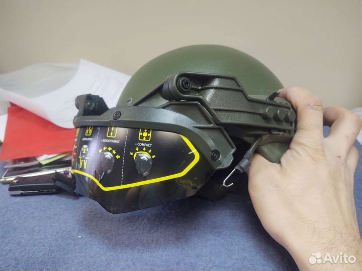 Рельсы на шлем+ крепление