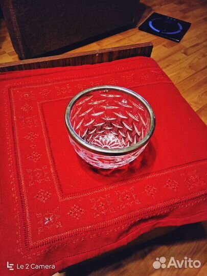 Вазочка хрустальная для конфет