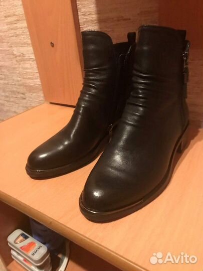 Ботинки кожа