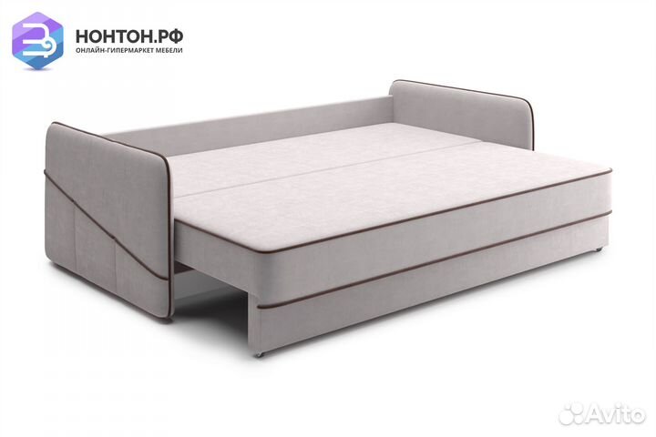 Диван еврокнижка Энерджи 3-х местный бежевый