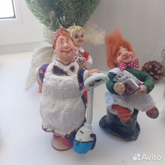Ватные игрушки(малыш и карлосон)