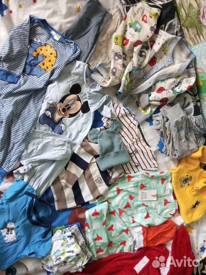 Вещи пакетом для мальчика 80 86 92