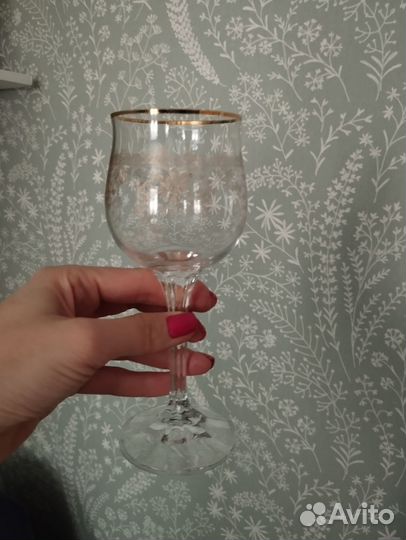 Фужеры бокалы богемия
