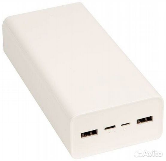 Портативный аккумулятор 30000 mAh/111 Втч, бел