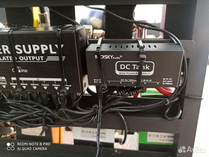 Педалборд с двумя блоками, в состоянии нового