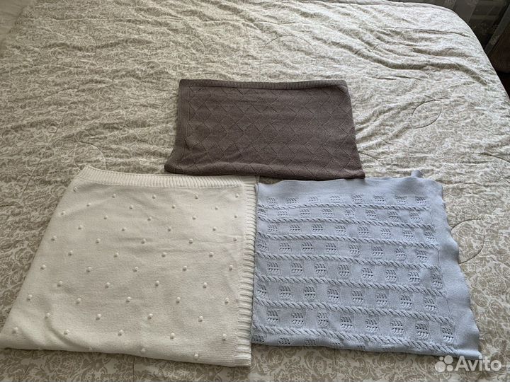 Детские пледы из натуральных тканей и конверт