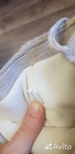 Шапка детская зимняя 6-9мес