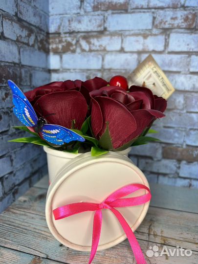 Букет мыльных роз