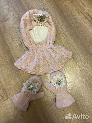 Шапка шлем chobi и перчатки