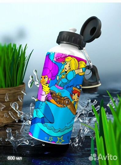 Бутылка для воды металлическая Brawl Stars