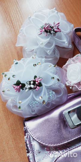 Банты белые для девочки