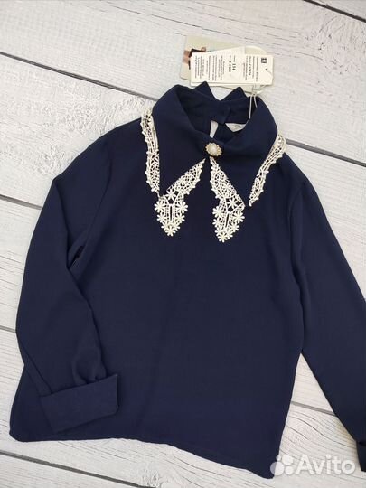 Блузка школьная Deloras +брюки 134