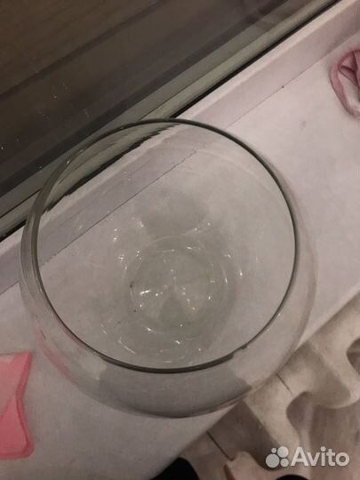 Аквариум для рыбок круглый