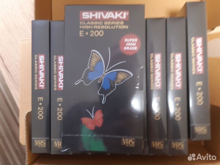 Видеокассеты vhs новые