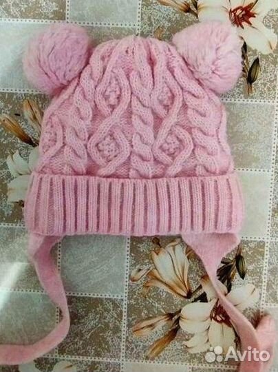 Шапки на девочку осень, зима 2-3 года