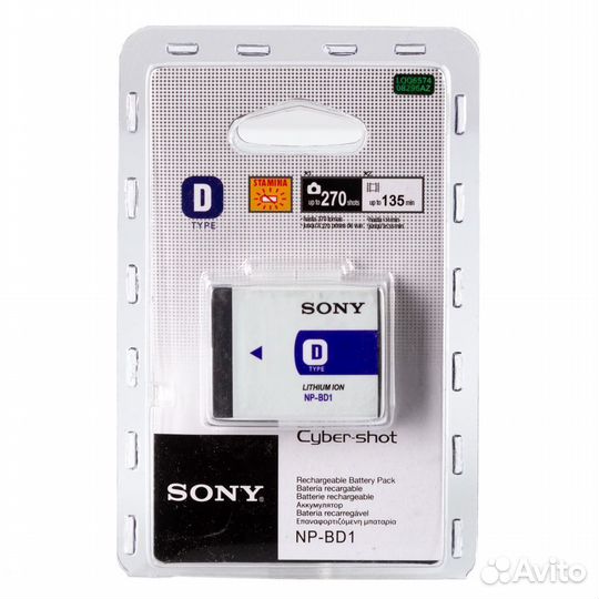 Аккумулятор Sony NP-BD1 (FD1) для Sony DSC-T90 T77