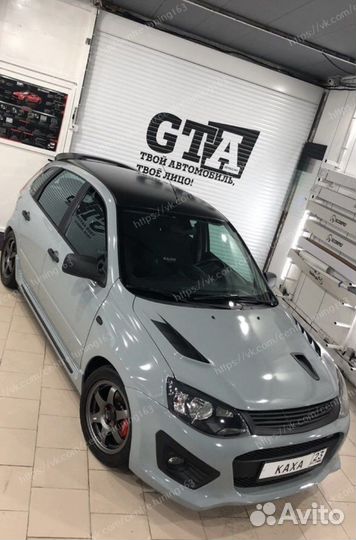 Бампер LADA kalina 2 спорт ваз тюнинг