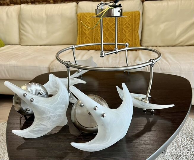 Комплект люстра и 2 бра