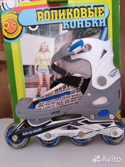 Роликовые коньки для взрослых (раздвижные)