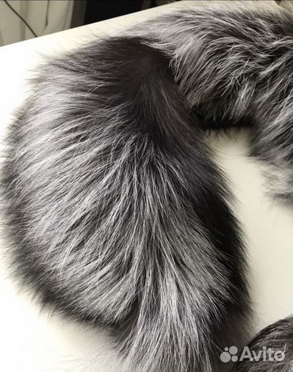 Горжетка из финской чернобурки новая