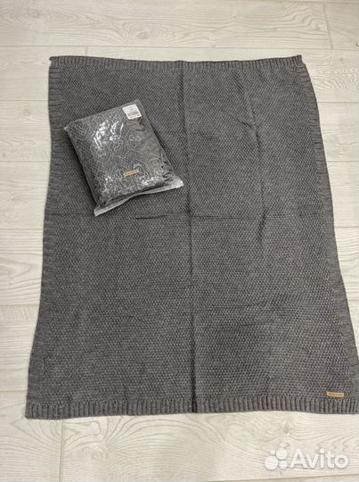 Вязаное одеяло для новорожденных