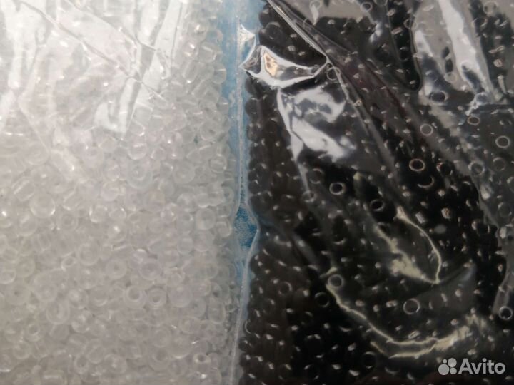 Бисер некалиброванный 500 г 10 цветов