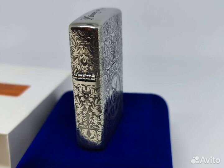 King of hell зажигалка zippo armor sterling diy