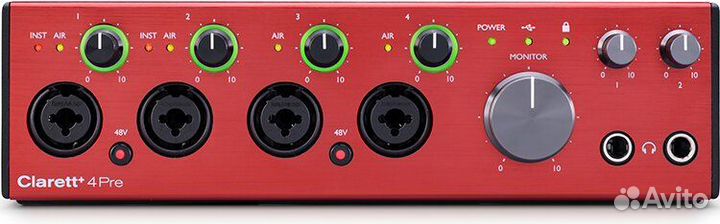 Аудиоинтерфейс focusrite Clarett+ 4Pre