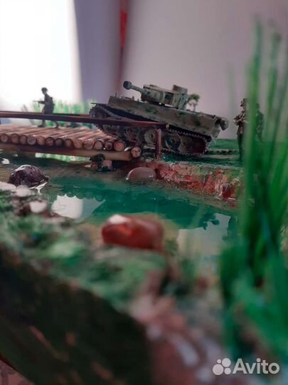 Модель танка диорама