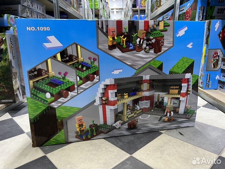 Конструктор My World Красный ангар 1090