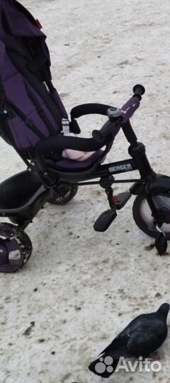 Детский велосипед с ручкой бу